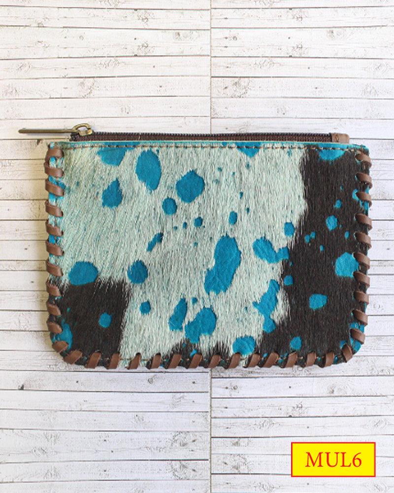 WESTERN GENUINE LEATHER COWHIDE WALLET