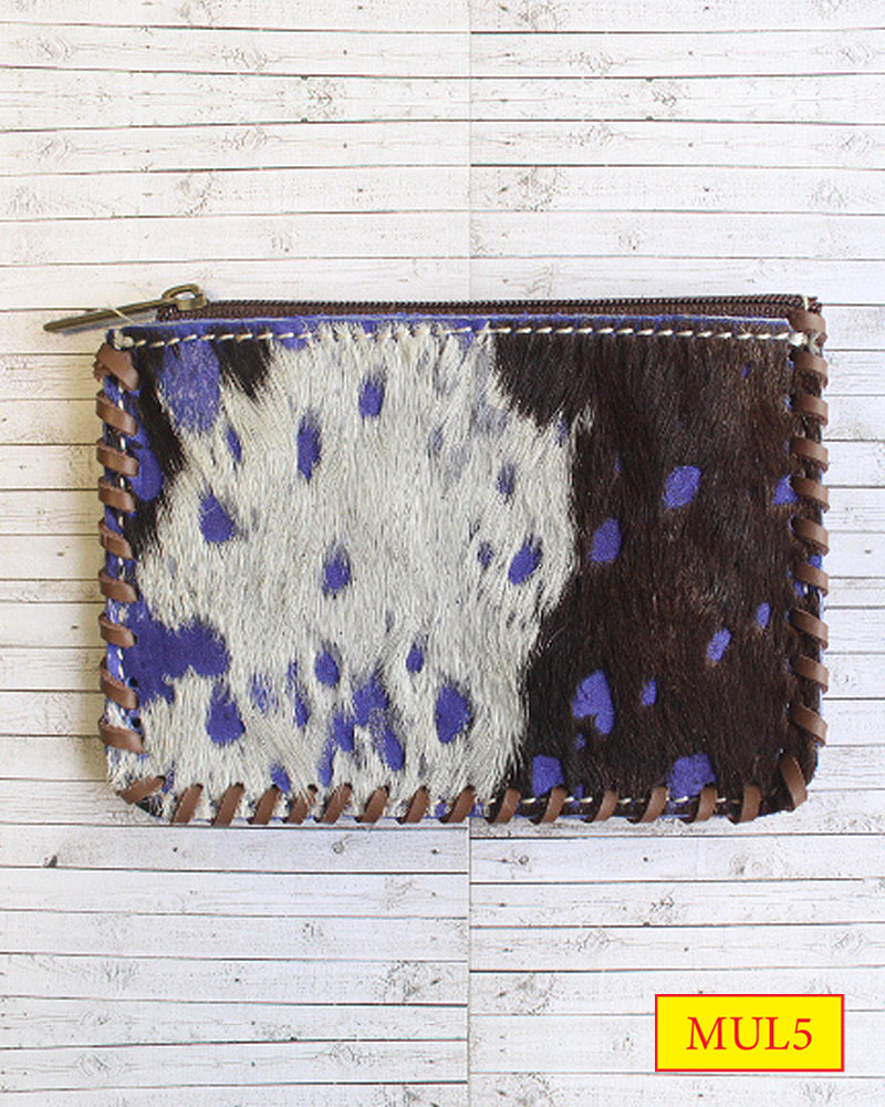 WESTERN GENUINE LEATHER COWHIDE WALLET