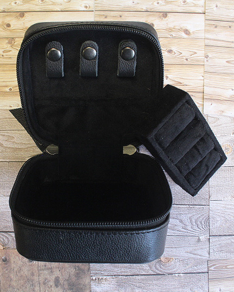 WESTERN GENUINE LEATHER JEWELRY CASE