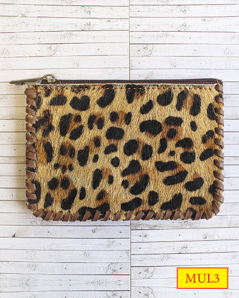 WESTERN GENUINE LEATHER COWHIDE WALLET