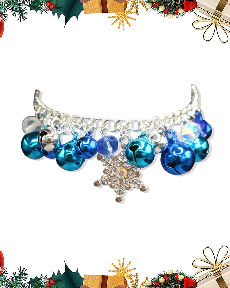 CHRISTMAS THEME PENDANT BELL BRACELET