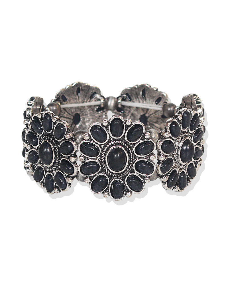 OVAL SHAPE CONCHO BRACELET