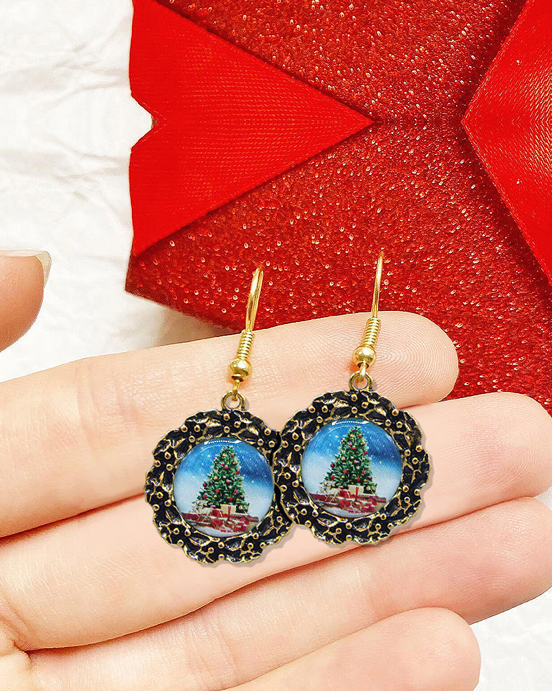 Christmas Theme Bubble Earrings