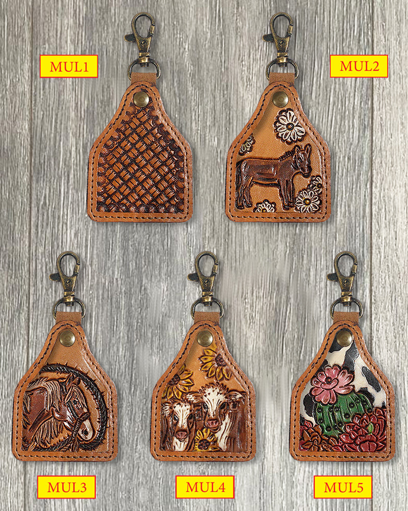 GENUINE LEATHER HANDTOOL KEY CHAIN
